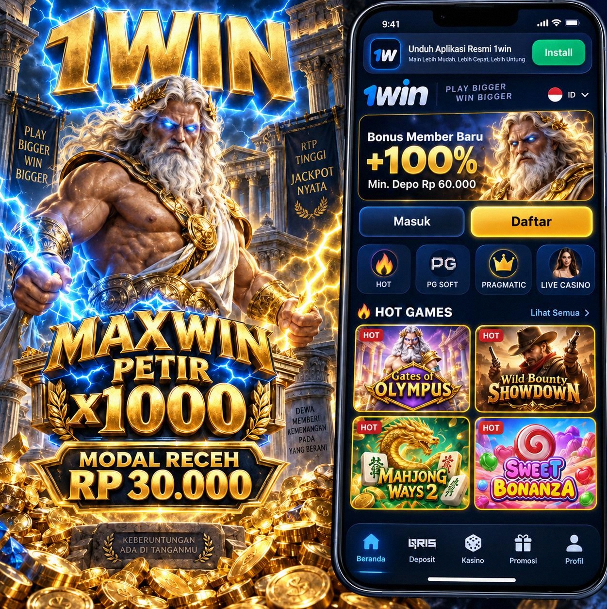 1WIN - Platform Slot Online dengan Pengalaman Bermain Terbaik
