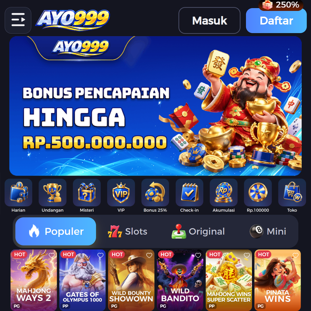 AYO999 - Situs Slot Online Resmi dengan Akses Daftar dan Login